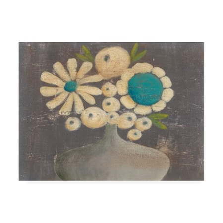 Regina Moore 'Crackled Bouquet I' Canvas Art,35x47